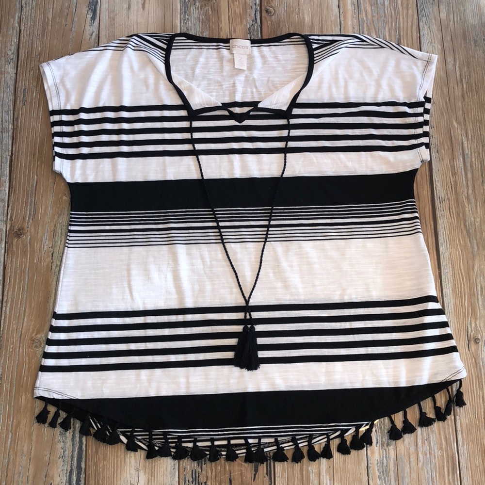 Women’s Chico’s top.